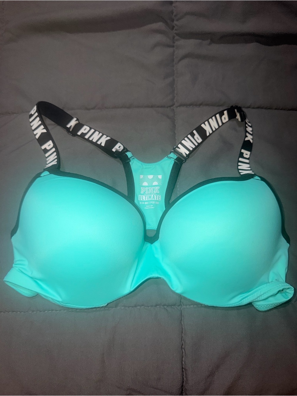 PINK by Victoria's Secret Mint Racerback Push-Up Bra